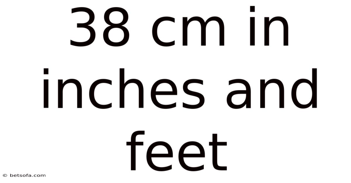 38 Cm In Inches And Feet